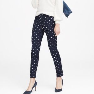 Banana Republic Sloan Dot Ankle Pant 8P